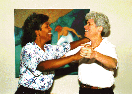 Turtle-Bear and Kris dancing